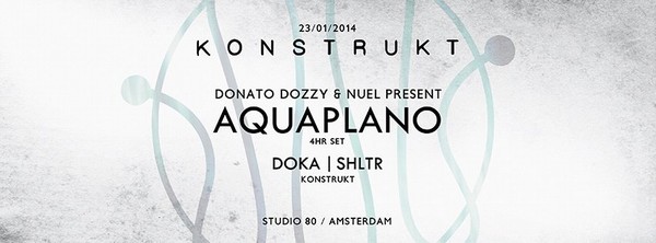 KONSTRUKT techno event poster