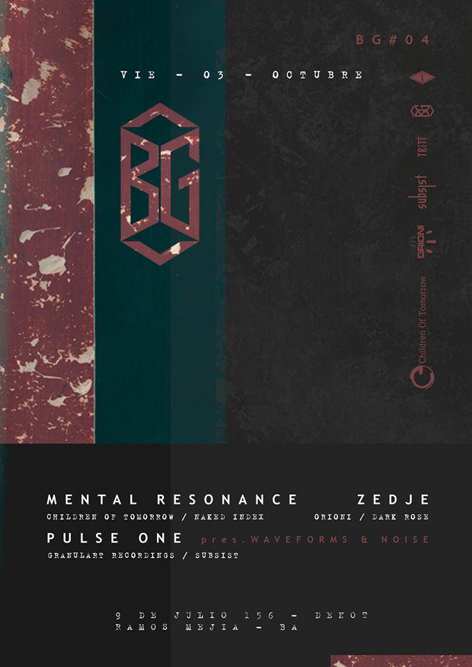 Mental Resonance event's poster
