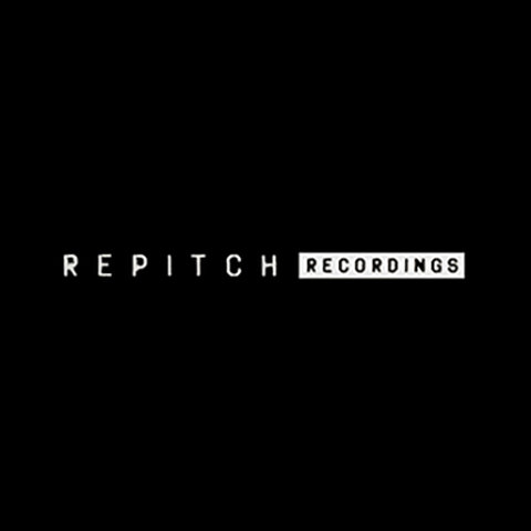 black and white REPITCH recordings logo