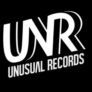 UNUSUAL RECORDS black and white logo