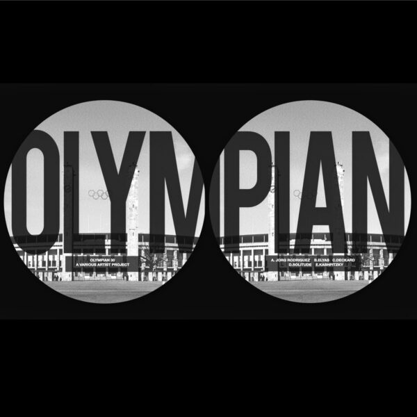 Black and white cover of ELYAS' new track on Olympian 30 VA
