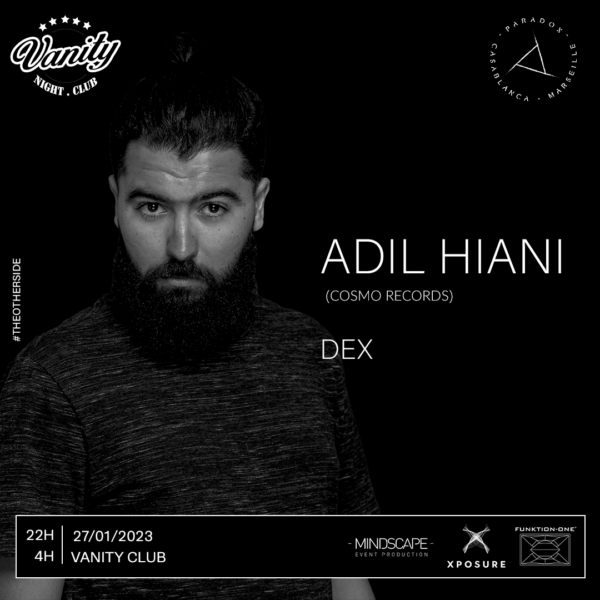 Thumbnail of Paradox techno event with ADIL HIANI & DEX @ Vanity Club, Casablanca - 27/01/23