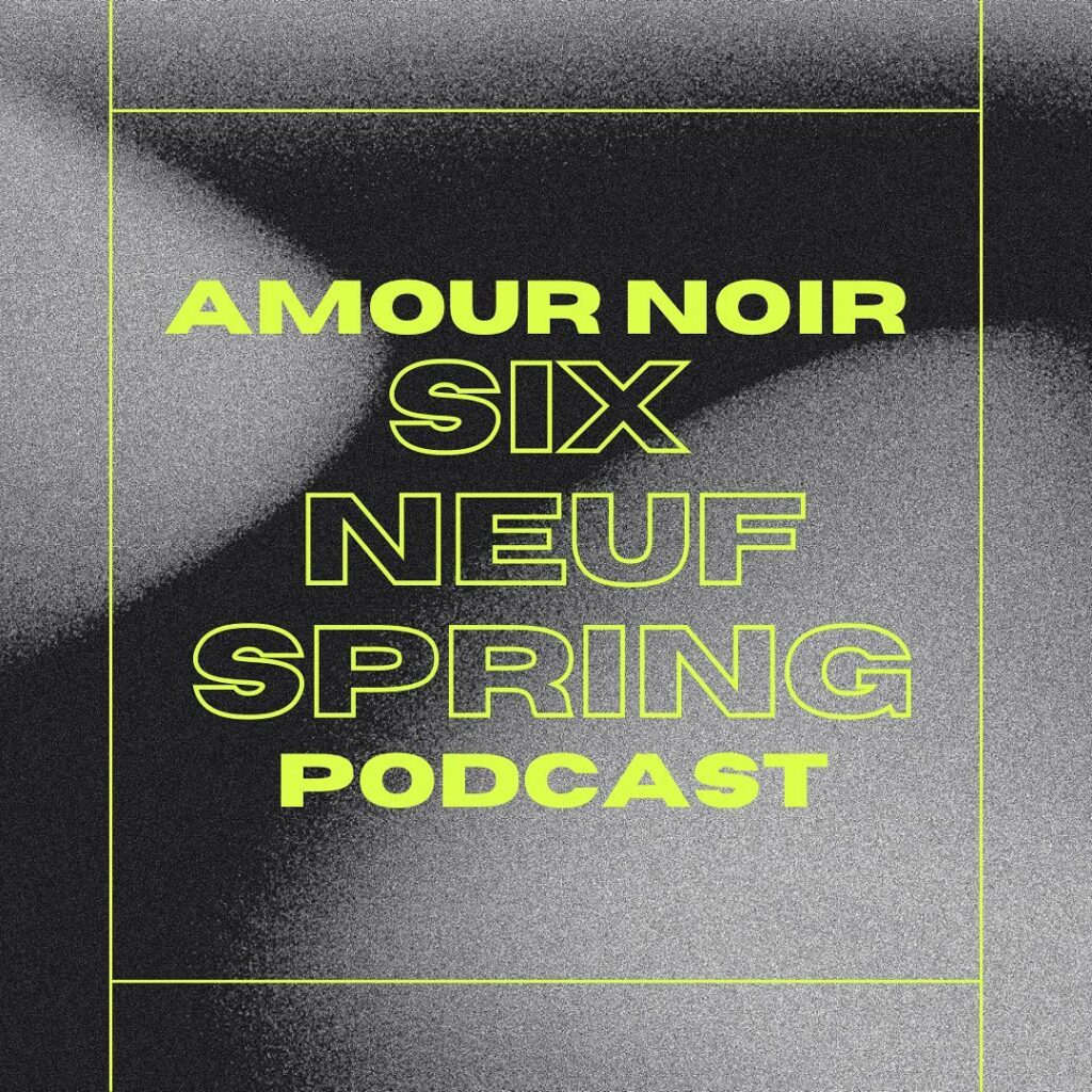 Cover of Amour Noir's new podcast