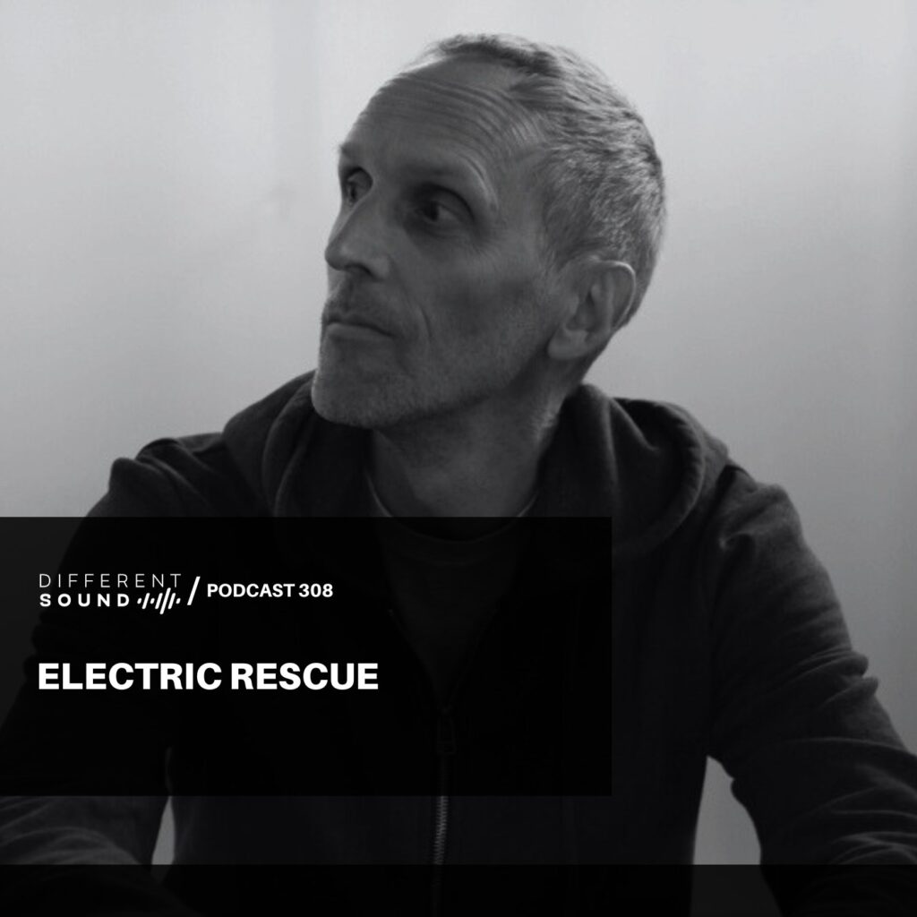 Artwork of ELECTRIC RESCUE's new podcast on DIFFERENTSOUND