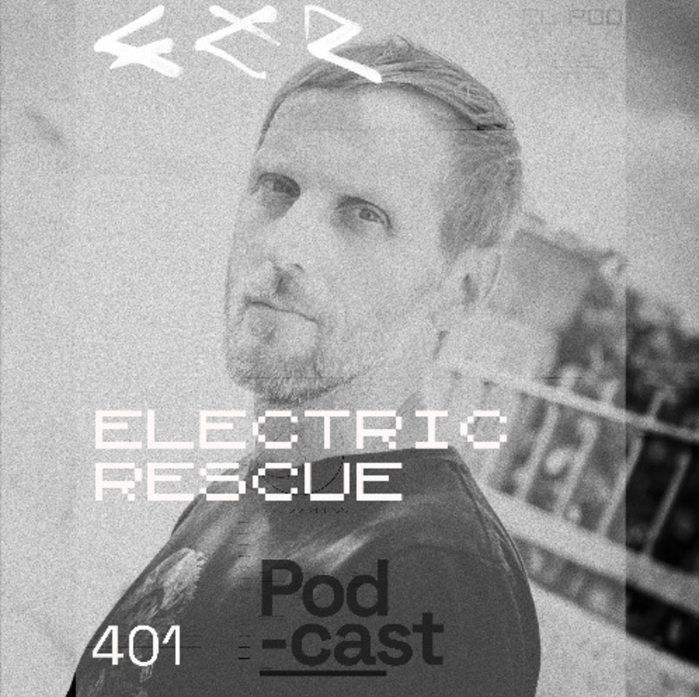 Artwork of ELECTRIC RESCUE's new podcast on CLR